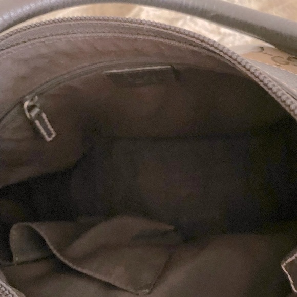 Authentic GUCCI GG Brown Canvas Coated Monogram Handbag Good Preloved Condition - Picture 6 of 9
